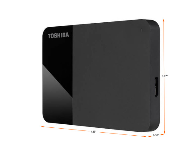 Toshiba CANVIO READY B3 BLACK 1TB External Hard Drive, picture 2
