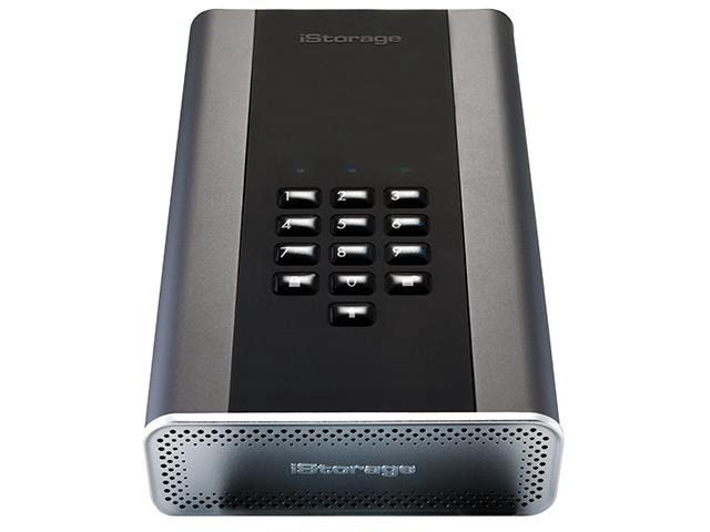 iStorage diskAshur DT2 Secure encrypted 2TB External Hard Drive, picture 2