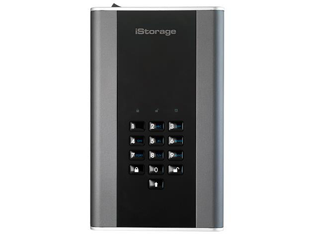 iStorage diskAshur DT2 Secure encrypted 2TB External Hard Drive