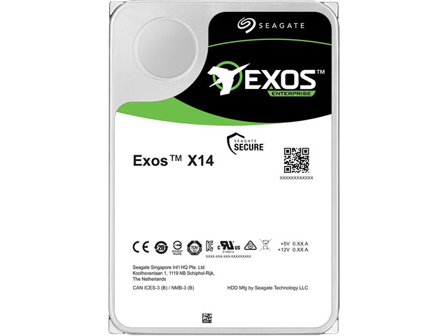 Seagate Exos X14 10TB 3.5" 7200 RPM SATA